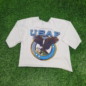 Vintage 90s US Air-Force Sweatshirt Womens Small 18x21 Crop